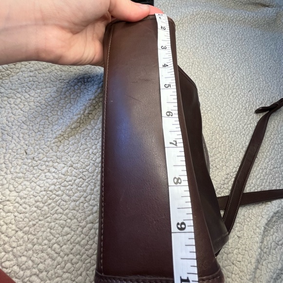 Coach vintage leather Station shoulder crossbody bag - Picture 14 of 17